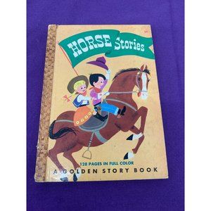 Vintage Golden Storybook Horse Stories publisher Simon and Schustar 128 pages fu